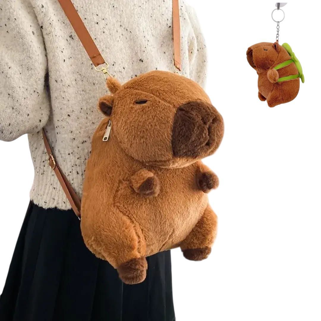 Miniatura 4 de MOCHILA CAPIBARA TENDENCIA 2025 - ACCESORIO Y COLOR: SALCHICHA